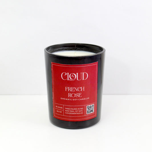 Black jar candle